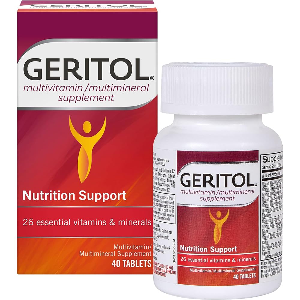 Katie Loxton Geritol Multi-Vitamin Nutritional Support Tablets 80