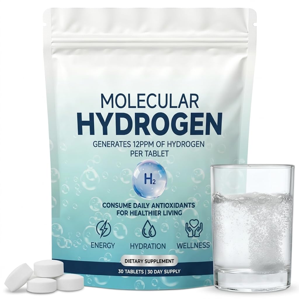MIAUHSNU Hydrogen Water Tablets with Magnesium, 1 Count
