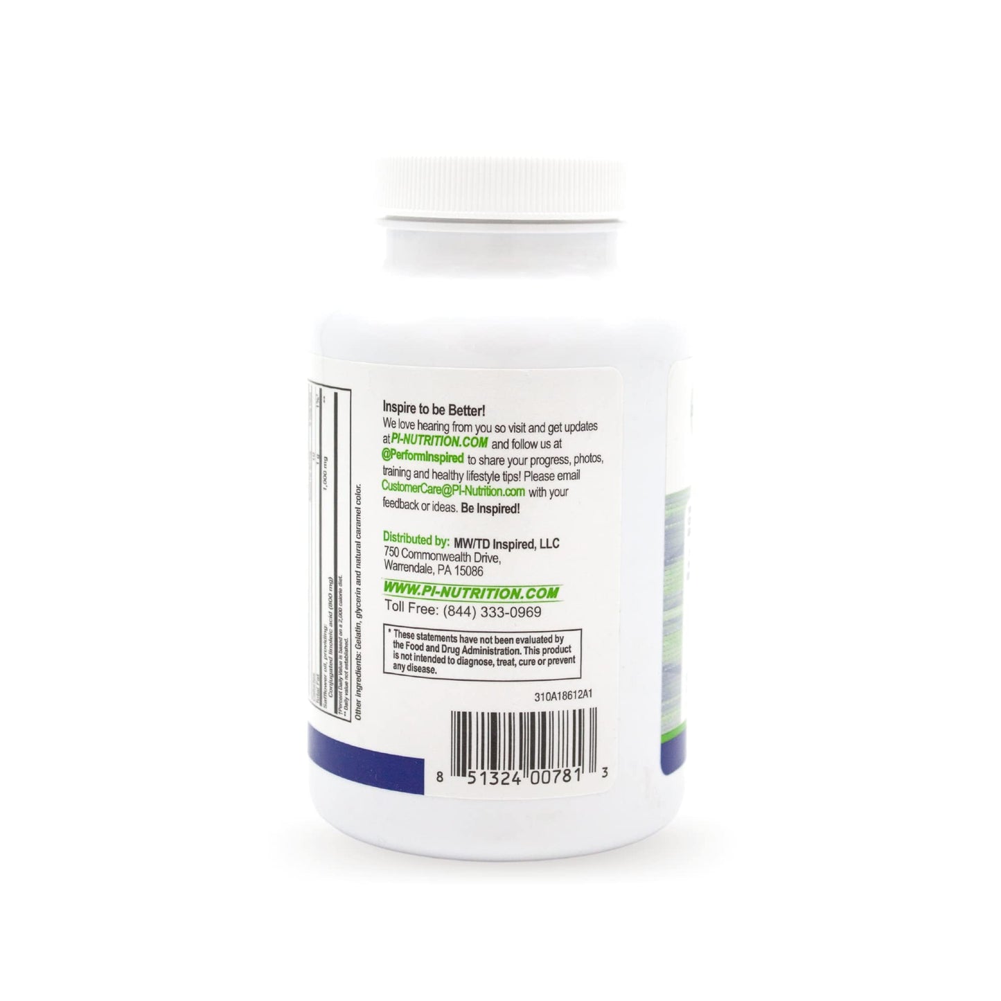 Performance Inspired CLA Softgels 120 Count