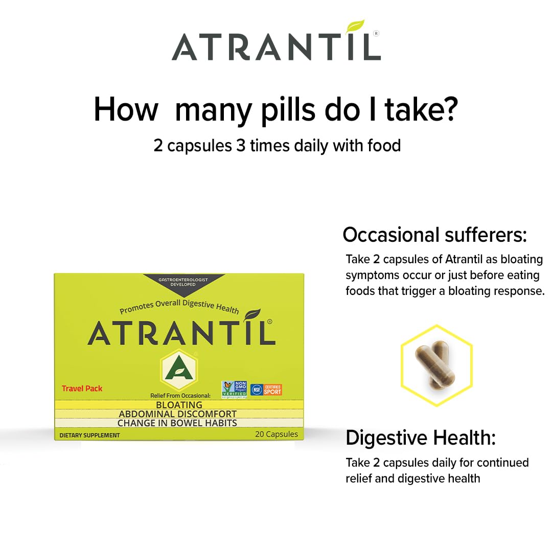 Atrantil Travel Pack Capsules 20 Count