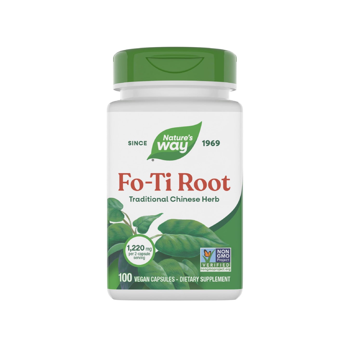 Nature's Way Fo-Ti Root Capsule, 100 Vegan Capsules