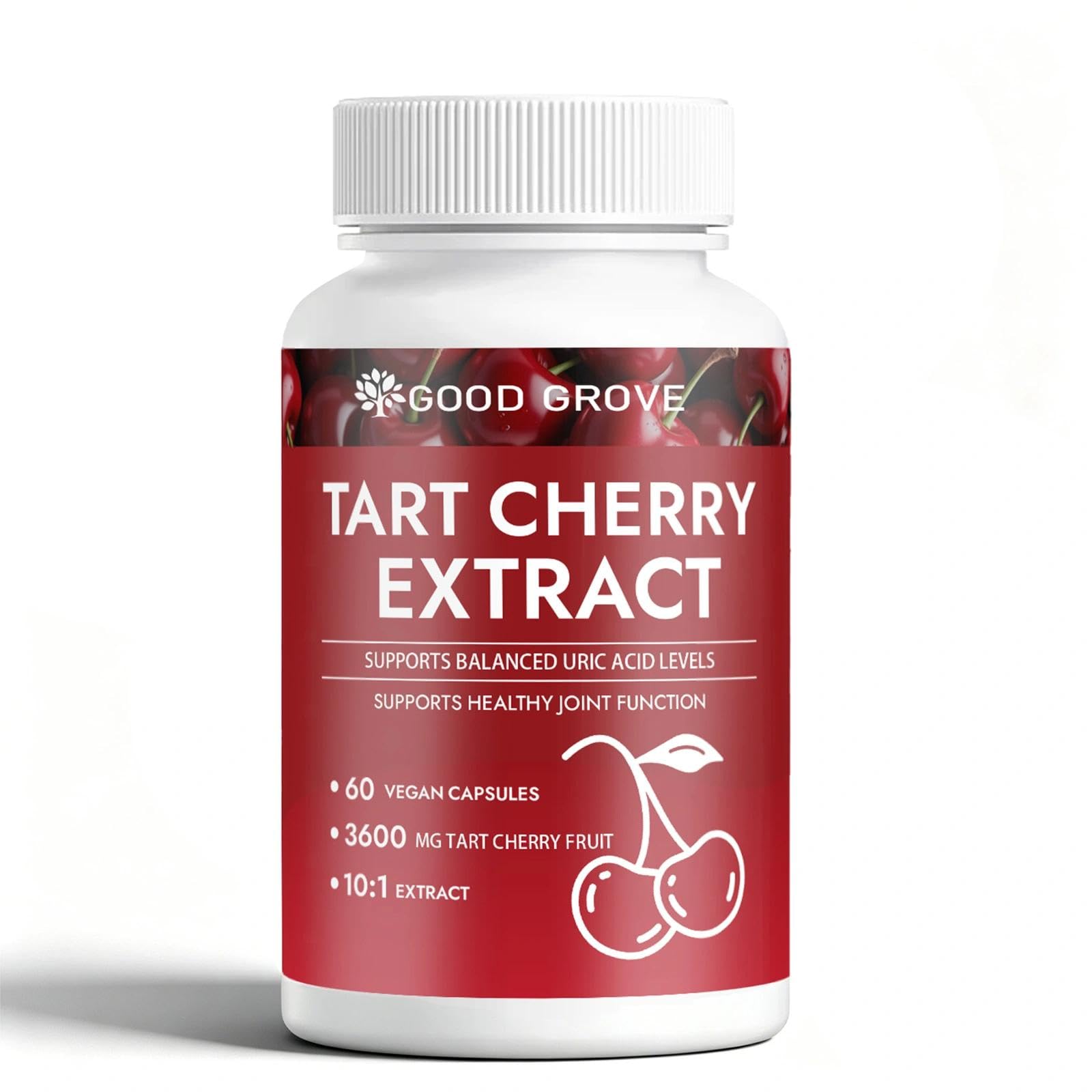 Enerra Good Grove Tart Cherry Extract Capsules 60 Count
