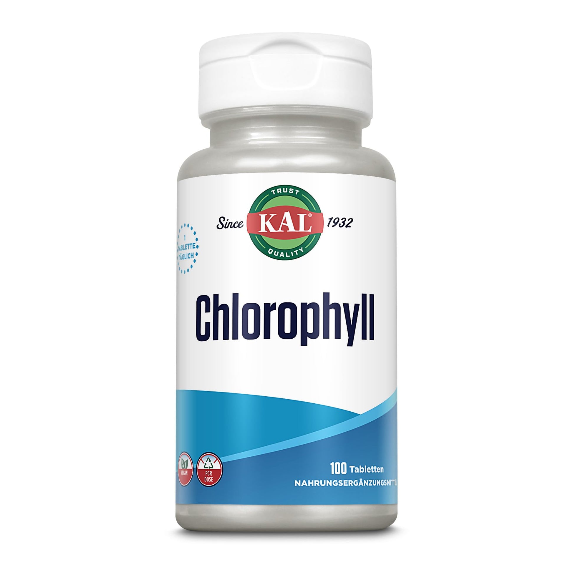 KAL Chlorophyll Tablets 20 mg, 100 Count
