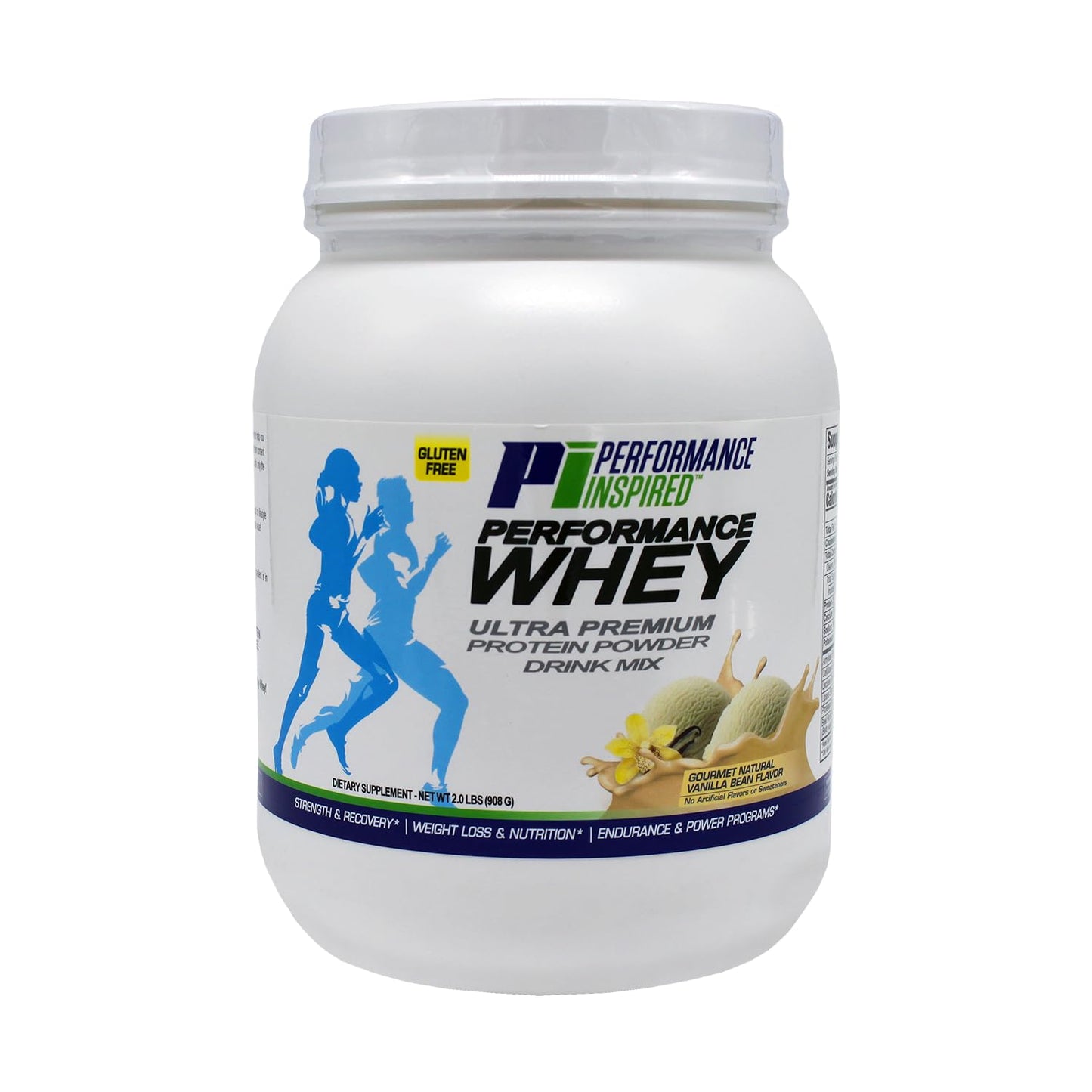 PERFORMANCE INSPIRED Whey Protein Vanilla Bean Powder, 32 Servings