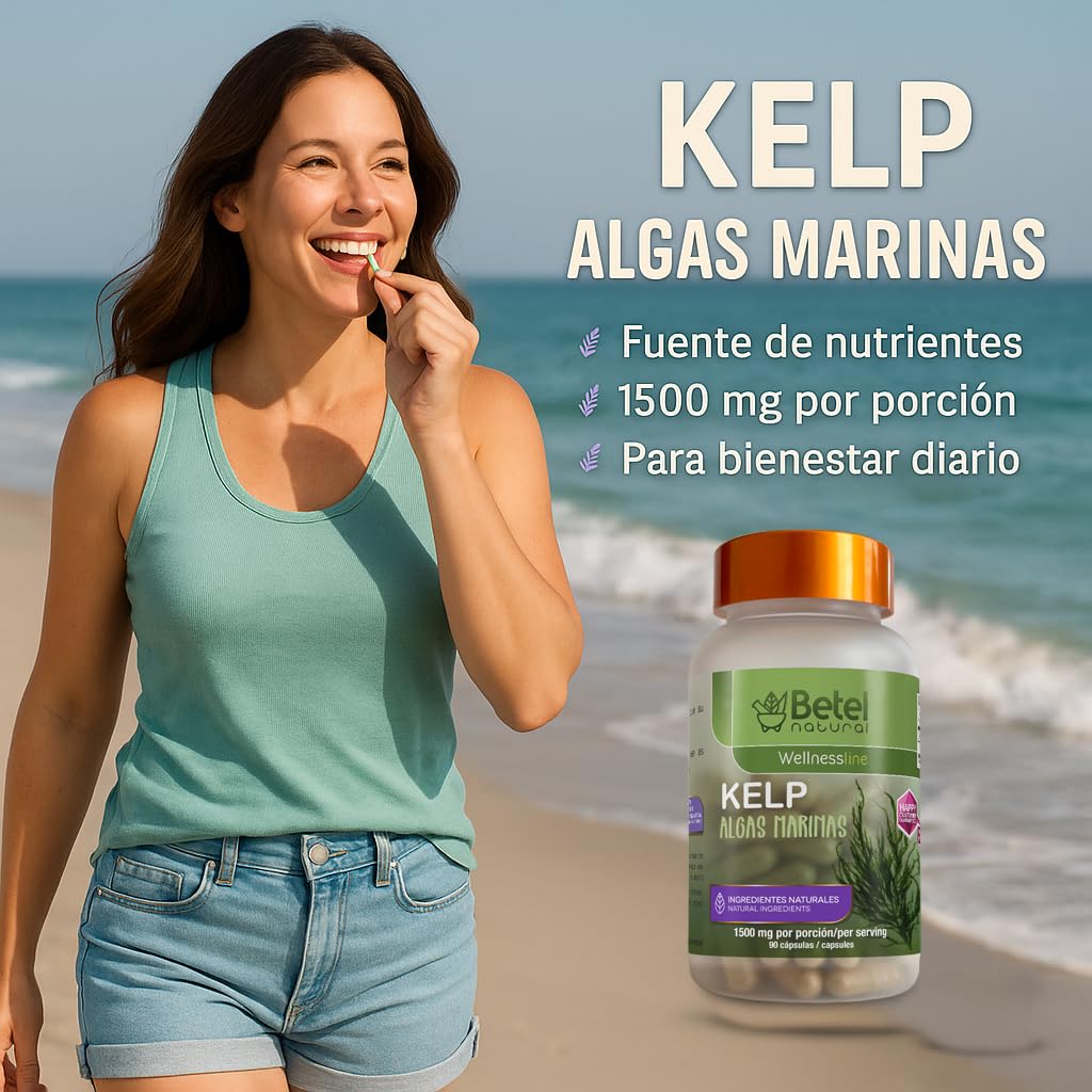 Betel Natural Algas Marinas/Kelp 90 Capsules