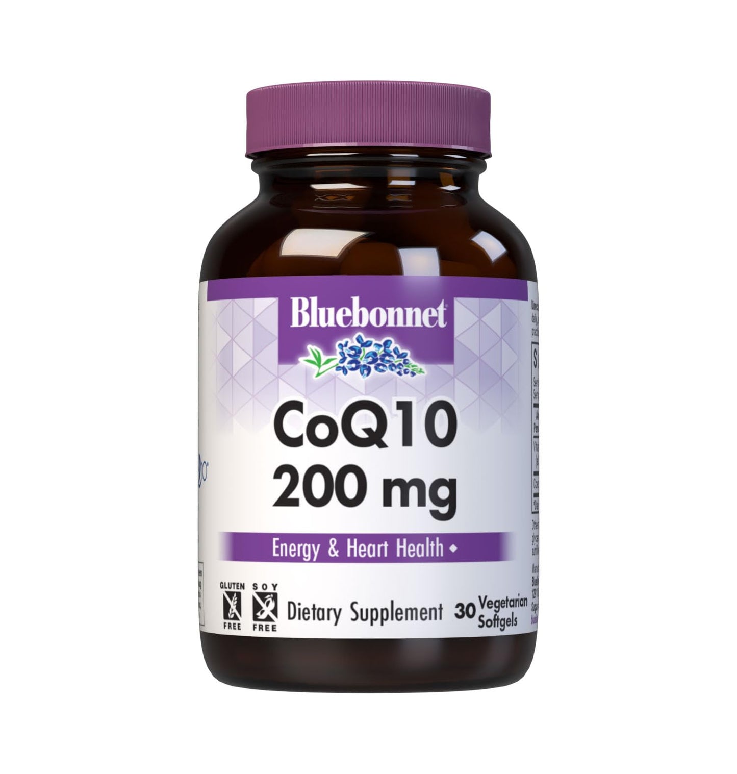 BlueBonnet CoQ10 200mg Softgels, 60 Vegetarian Softgels