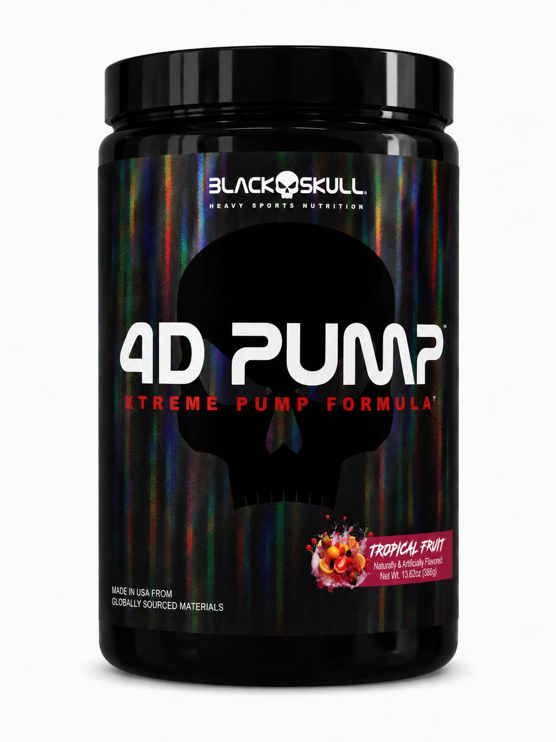 BLACK SKULL 4D Pump Powder 13.33 Ounce