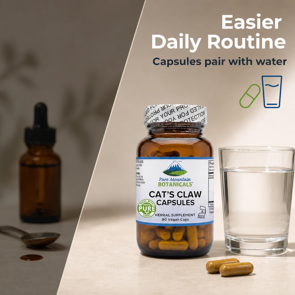 Pure Mountain Botanicals Cat’s Claw Capsules 90 Count