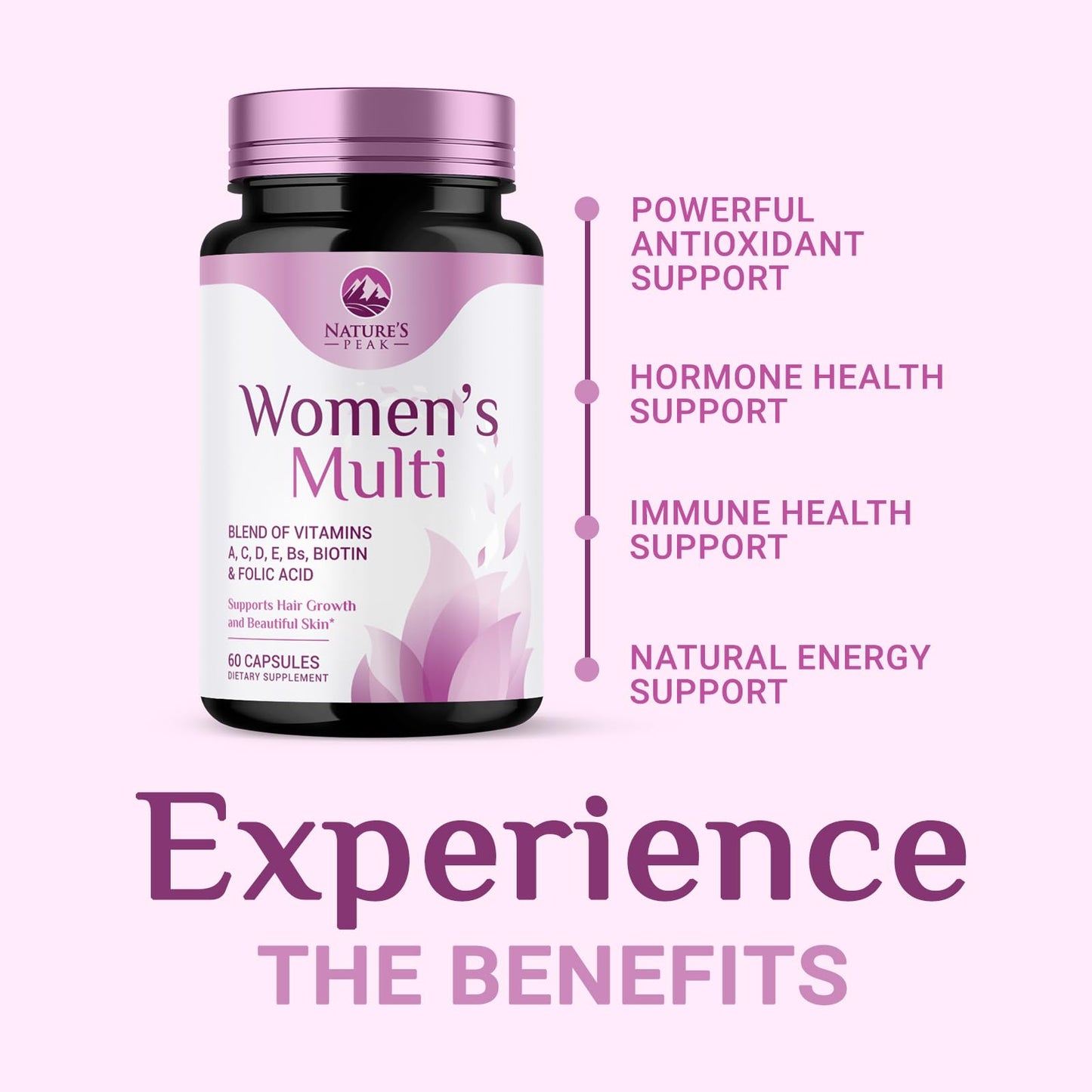Nature's Peak Multivitamin for Women Capsule 60 Count