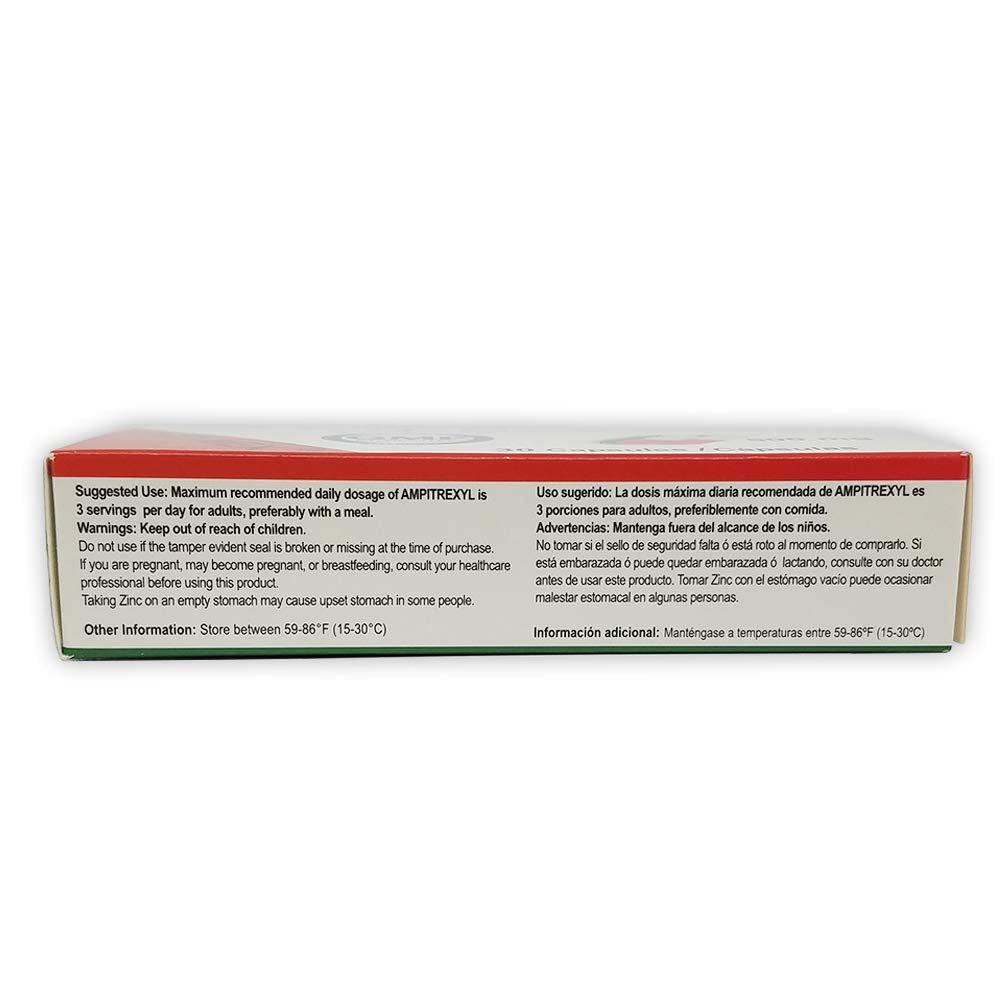 Ampitrexyl 500mg Capsules, 30 Count