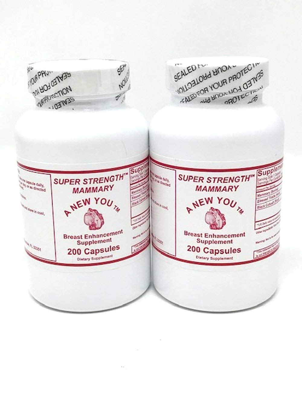 A New You Super Strength Mammary Capsules 400 Count