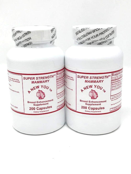 A New You Super Strength Mammary Capsules 400 Count