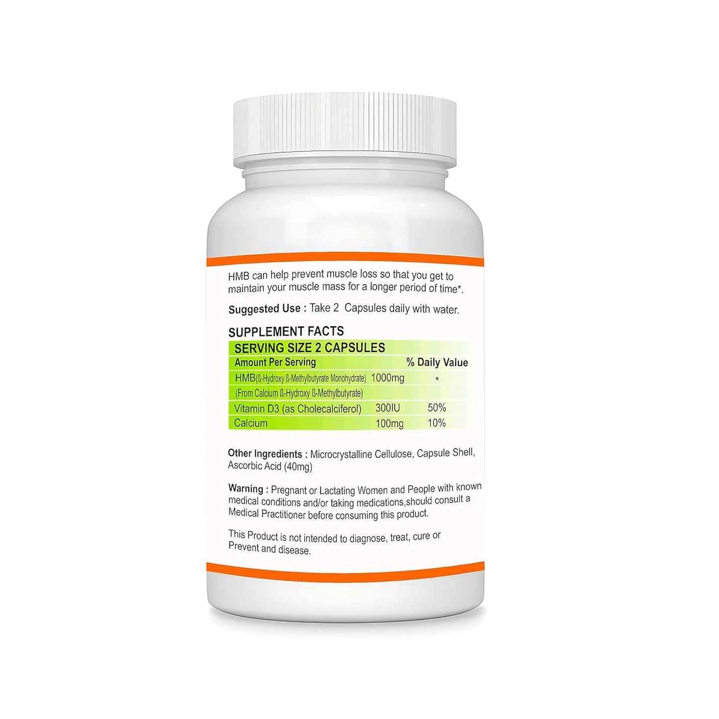 Generic Senta HMB Supplement 1000mg Capsules, 90 Count