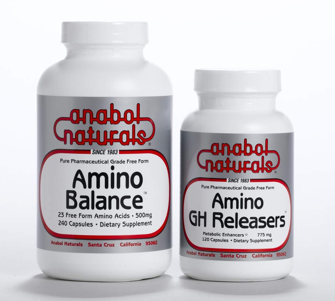 Anabol Naturals Amino Balance & GHReleasers 360 Capsules