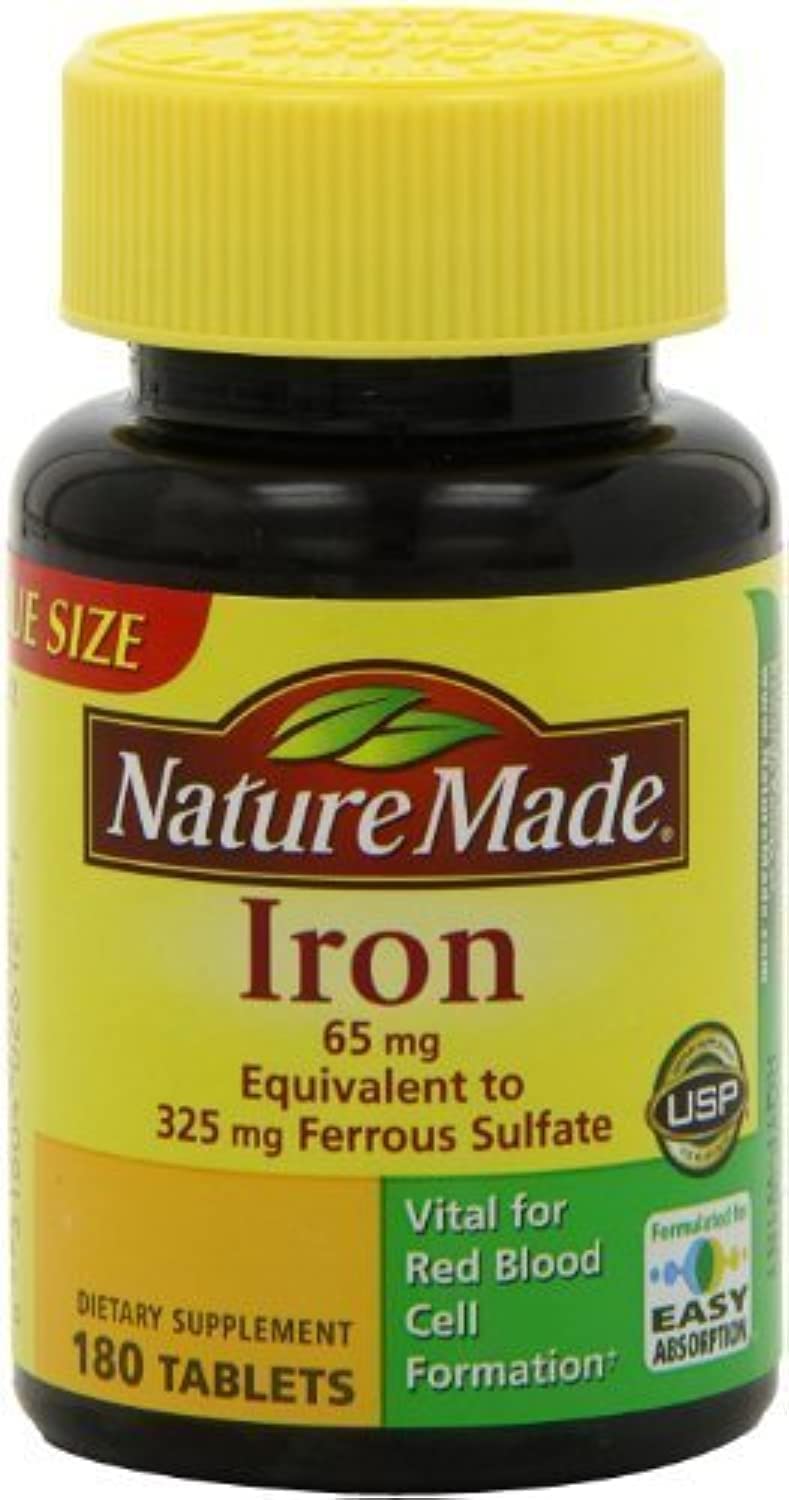 Nature Made Iron Tablets 180 Count