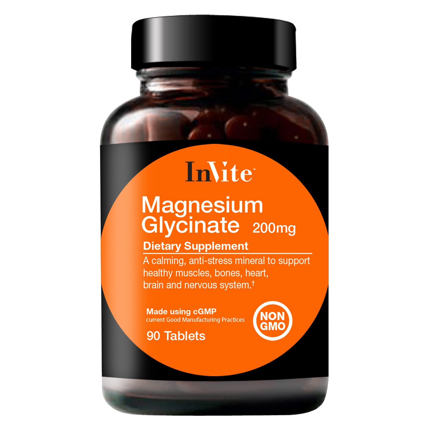 Invite Health Magnesium Glycinate Tablets, 90 Count