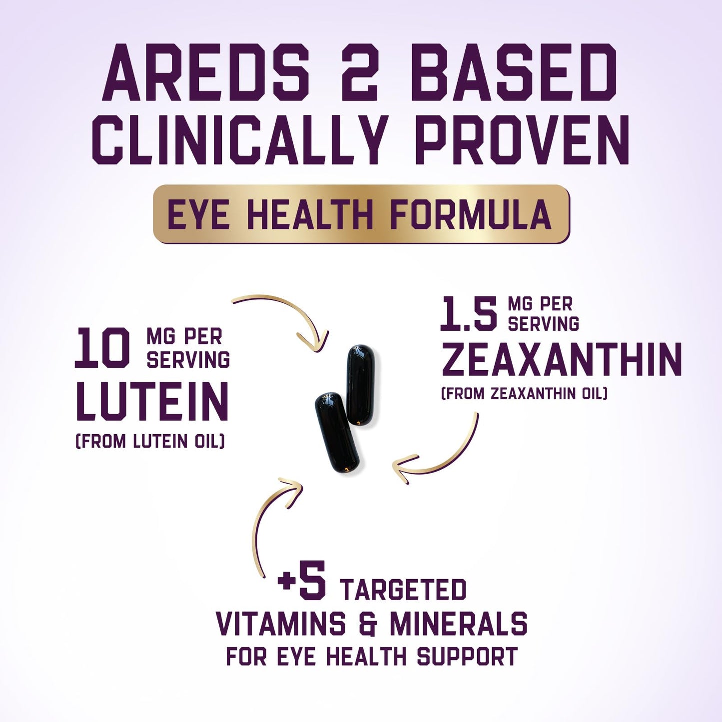 Nature's Peak Lutein & Zeaxanthin Eye Health Vitamin Capsule 60 Count