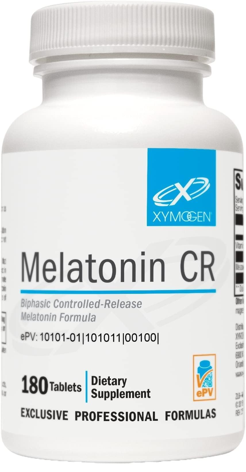 XYMOGEN Melatonin CR 5mg Extended Release Tablets, 180 Tablets