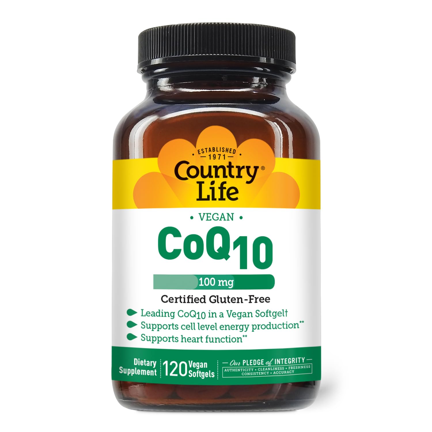 Country Life Simply CoQ10 Softgels 120