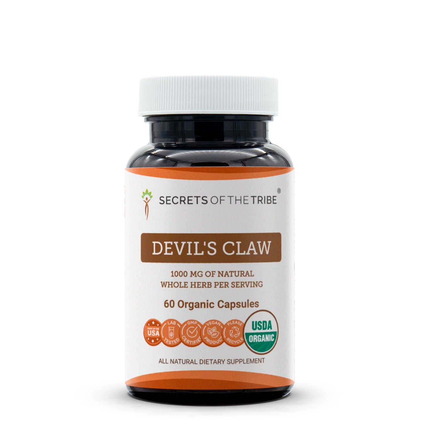 Secrets of the Tribe Devil's Claw Capsules, 60 Count