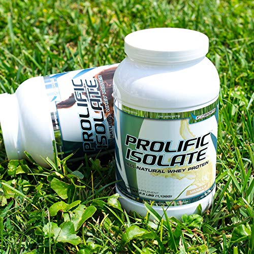G6 Sports Prolific Isolate All Natural Whey Protein Isolate Powder, 40 Servings