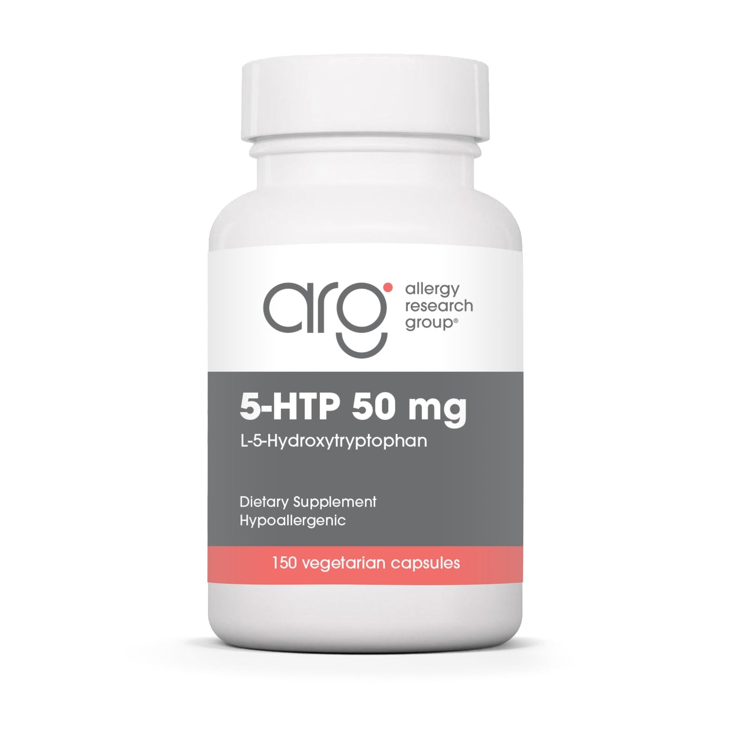 Allergy Research Group 5-HTP 50-50 mg 5-Hydroxytryptophan - Mindset, Sleep & Appetite Regulation Support - Griffonia Simplicifolia Extract - Vegetarian Capsules - 150 Capsules