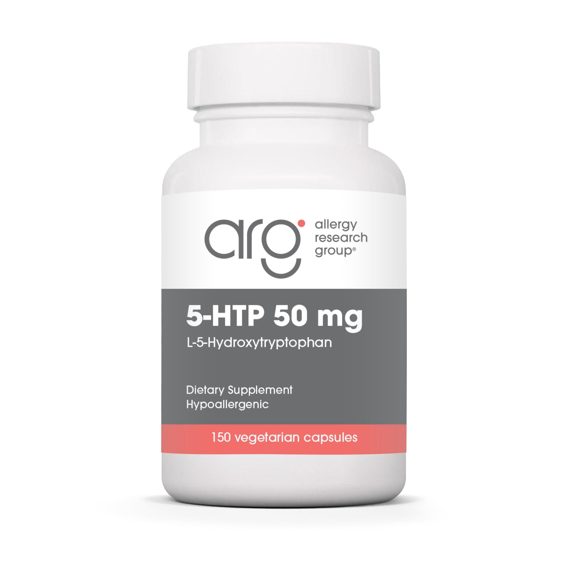 Allergy Research Group 5-HTP 50-50 mg 5-Hydroxytryptophan - Mindset, Sleep & Appetite Regulation Support - Griffonia Simplicifolia Extract - Vegetarian Capsules - 150 Capsules