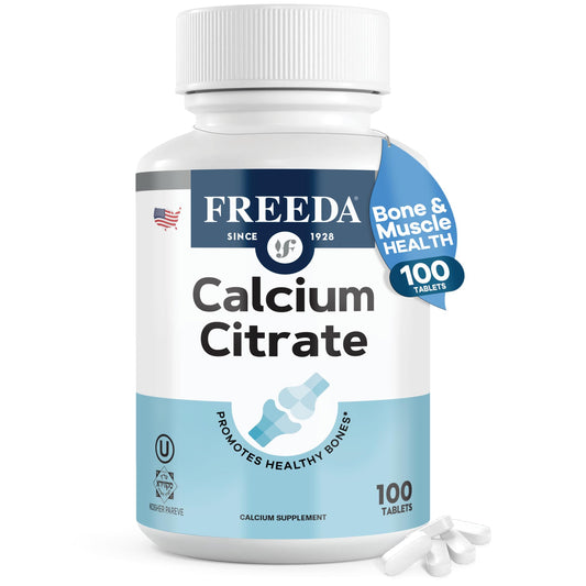 FREEDA Calcium Citrate Tablet, 100 Count