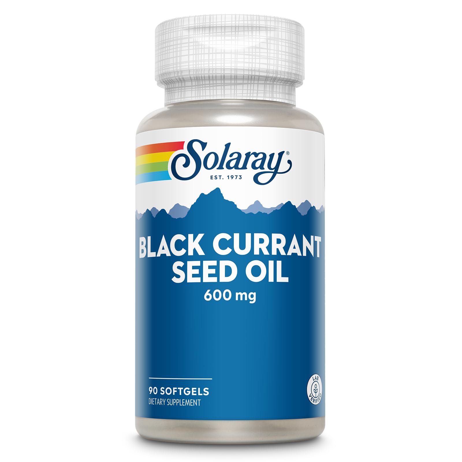 SOLARAY Black Currant Seed Oil 600 mg Softgel, 90 Softgels