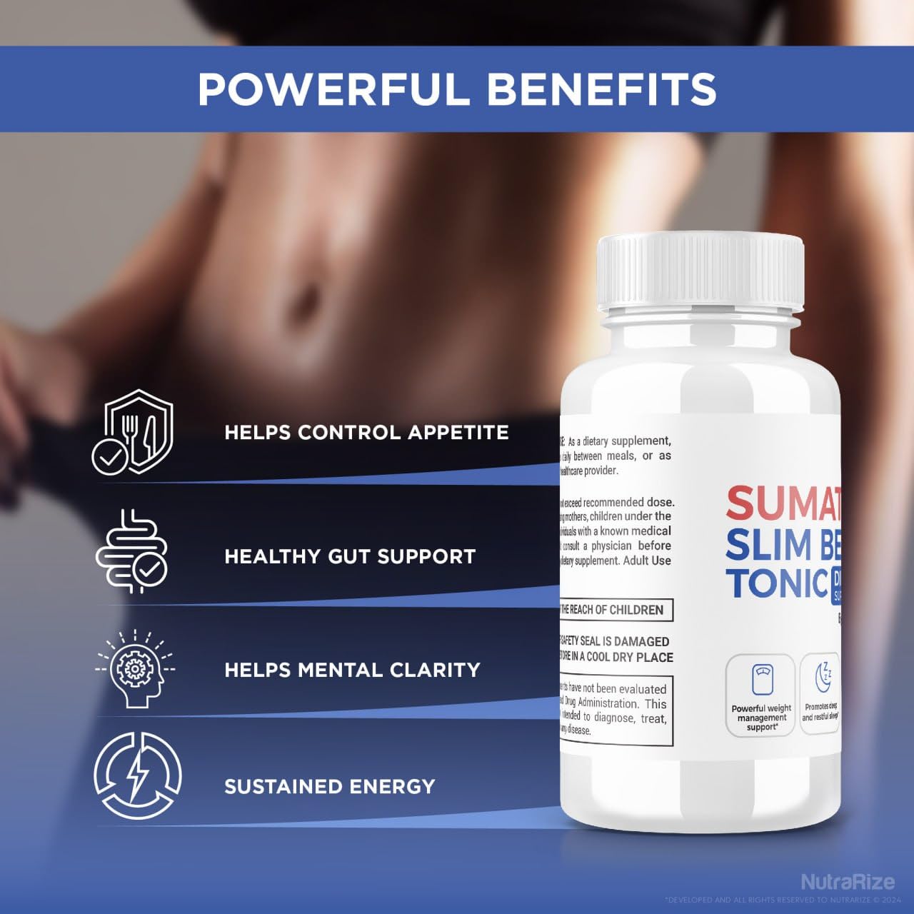 NutraRize Sumatra Slim Belly Tonic Capsule 60 Count