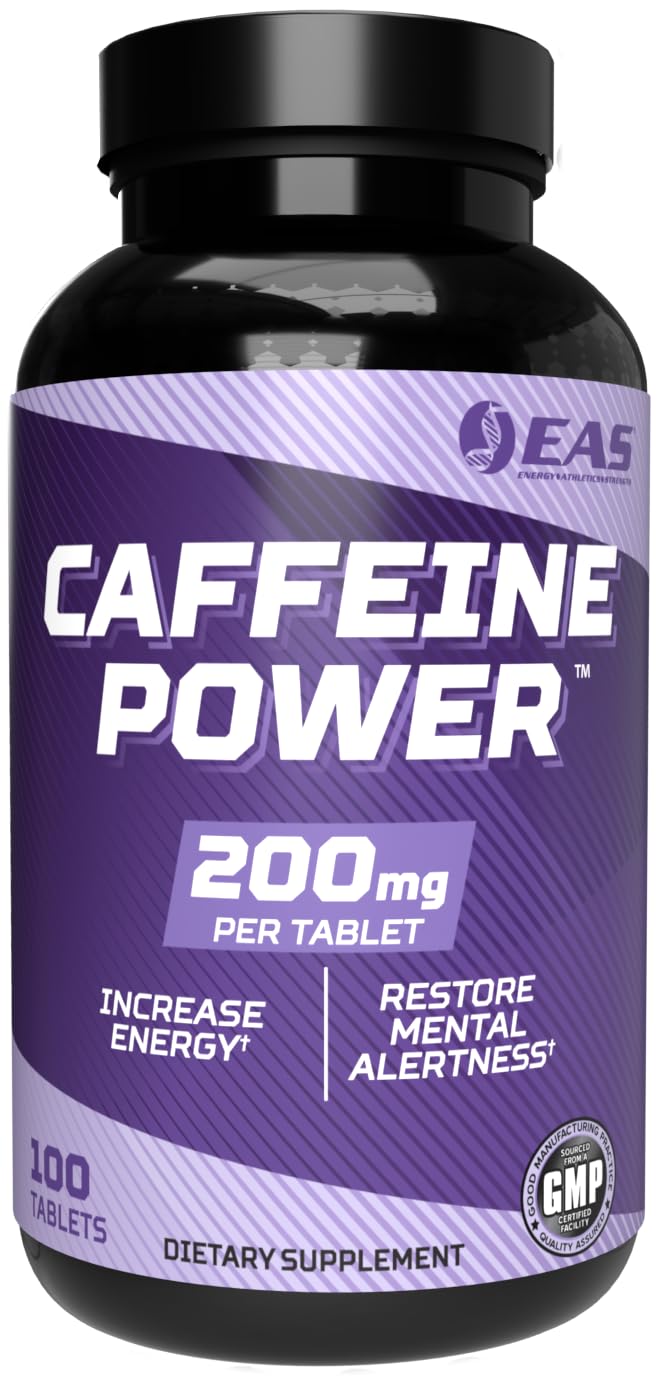 EAS Caffeine Power 200mg Tablet, 100 Tablets