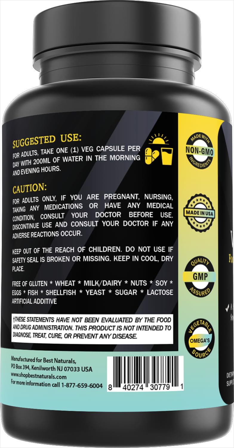 Best Naturals Day-to-Day Vitamin D 5000 IU 90 Veg Capsules