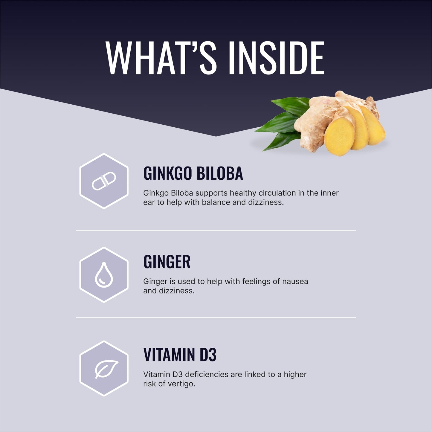 Approved Science VertiSyl - Ginkgo Biloba, Ginger, Vitamin D3, BioPerine, 360 Capsules