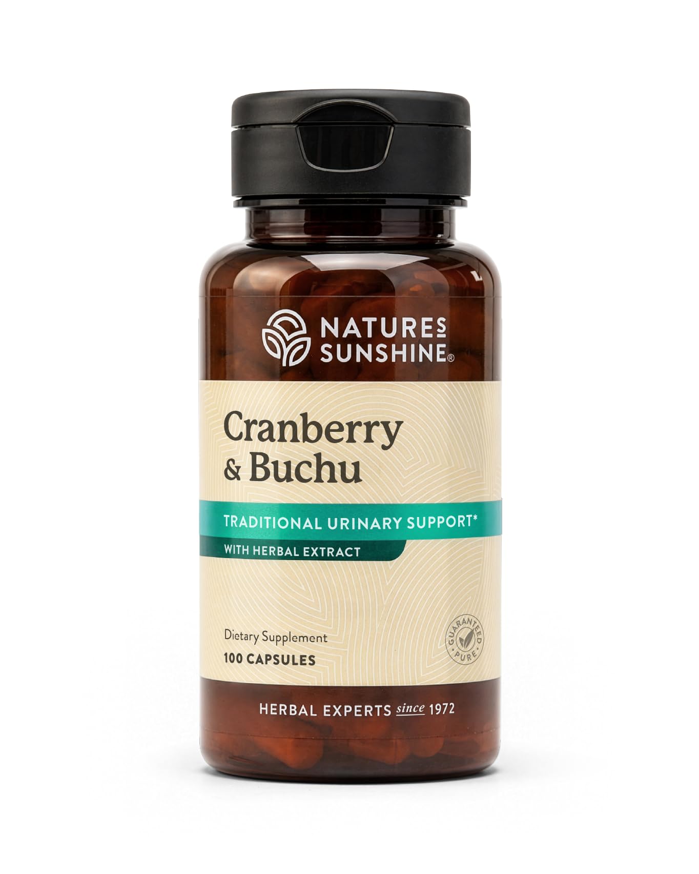 Nature's Sunshine Cranberry and Buchu Concentrate Capsules, 100 Capsules