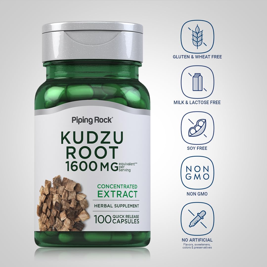 Piping Rock Kudzu Root Capsules 100 Count