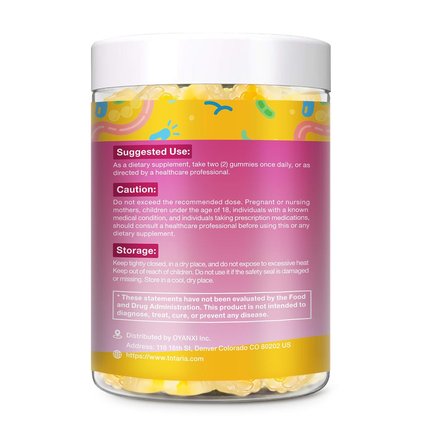 Totaria 9-in-1 Sugar Free Feminine Probiotics Capsule, 50 Billion CFU Vaginal Probiotic with Prebiotic, 120 Count