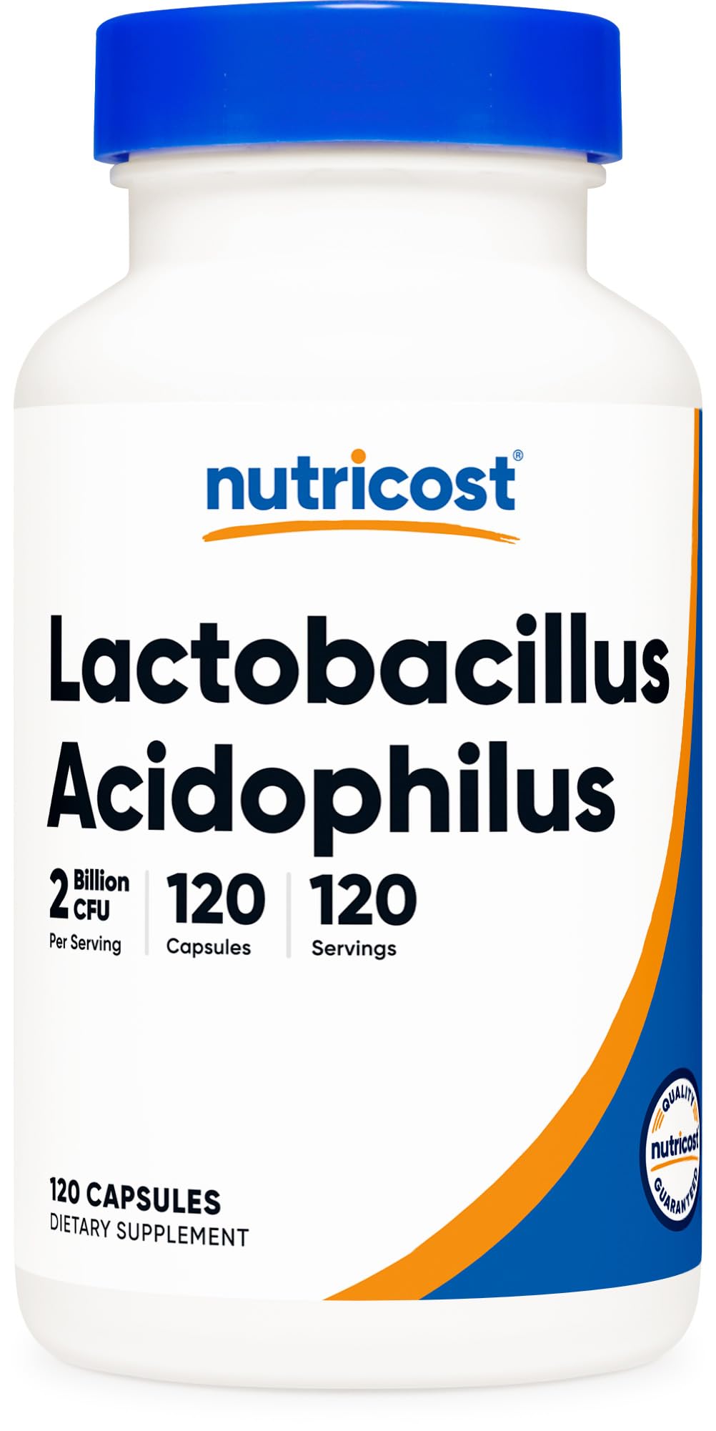 Nutricost Lactobacillus Acidophilus (2 Billion CFU) Capsule, 120 Count