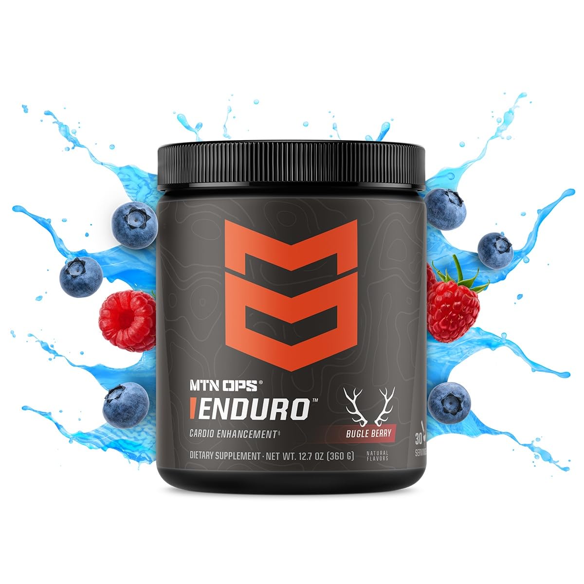 MTN OPS Enduro Nitric Oxide Stim Free Pre Workout Powder 11.6 Ounce