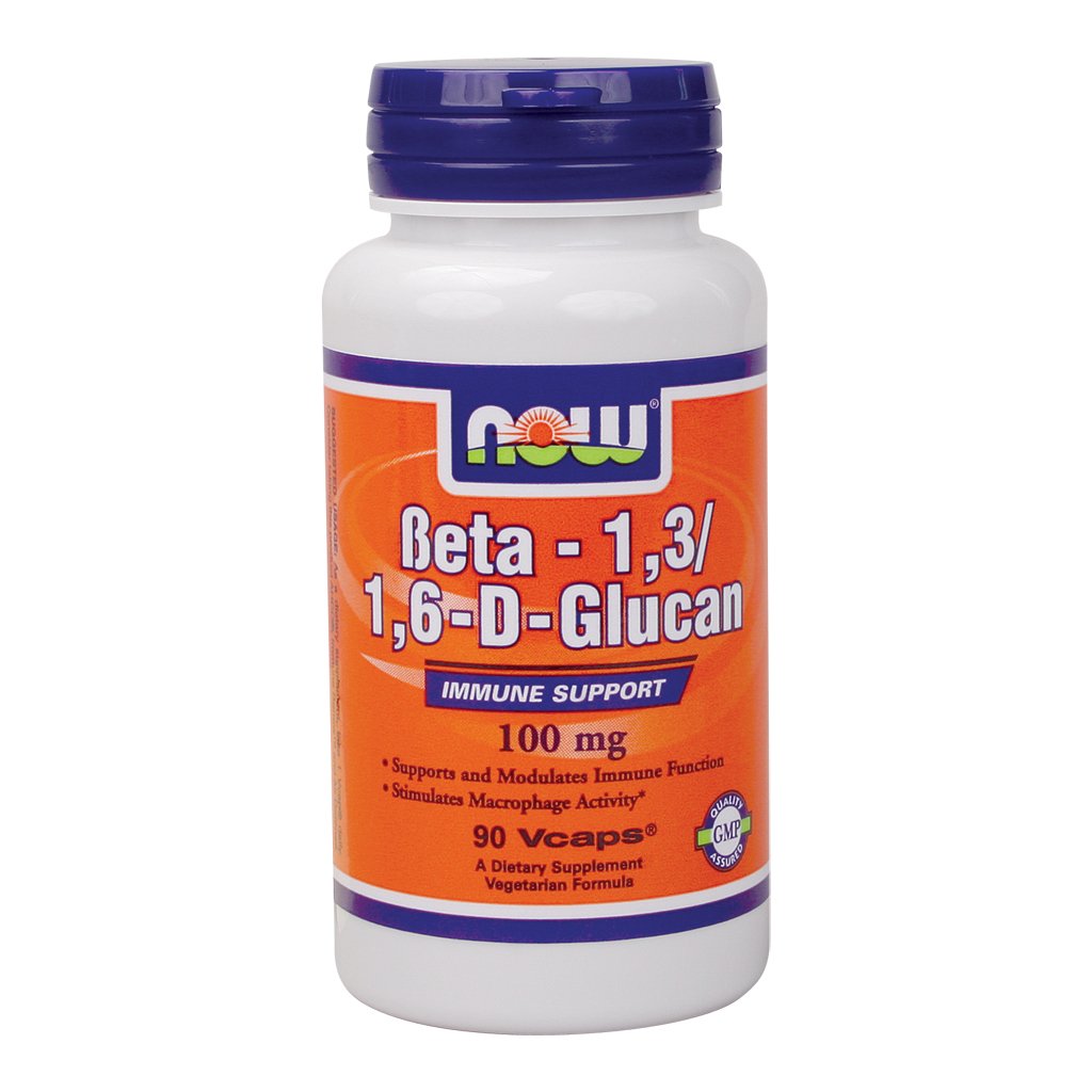 INNZA Beta 1,3/1,6-D-Glucan 100mg Capsules, 180 Count