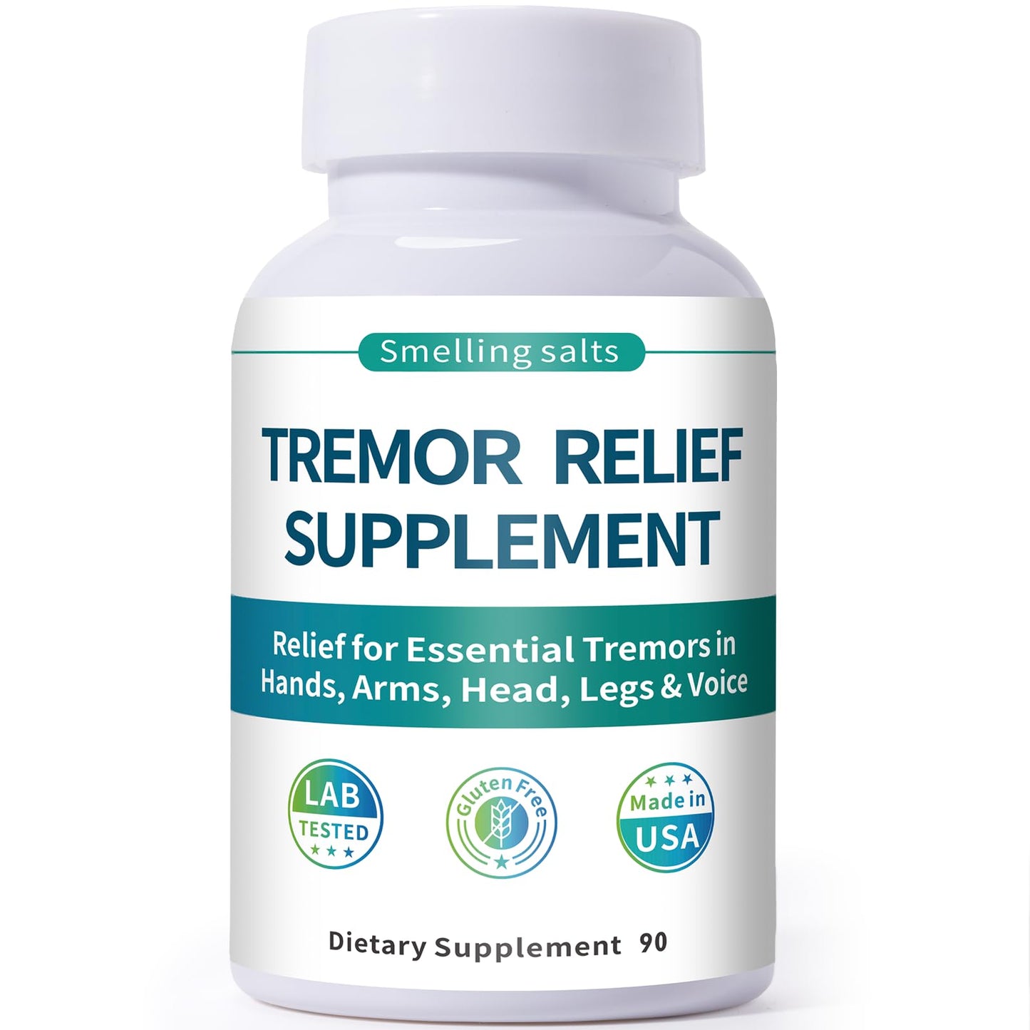 Smelling Salts Essential Tremor Relief Supplement, 100 Capsules