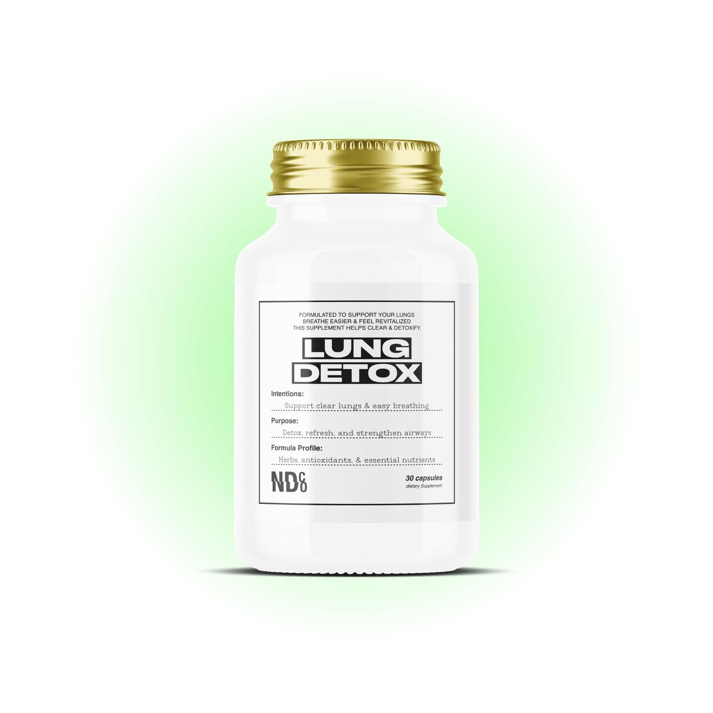 Lung Detox By NDCO Powerful Lung Detox & Cleanse 60 Capsules