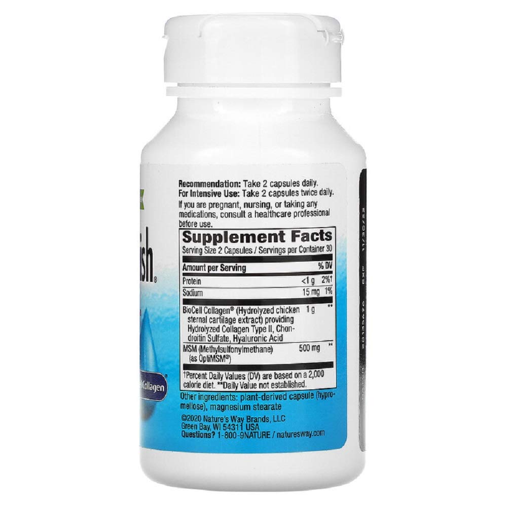 Nature's Way Hydraplenish Plus MSM 60 Capsules