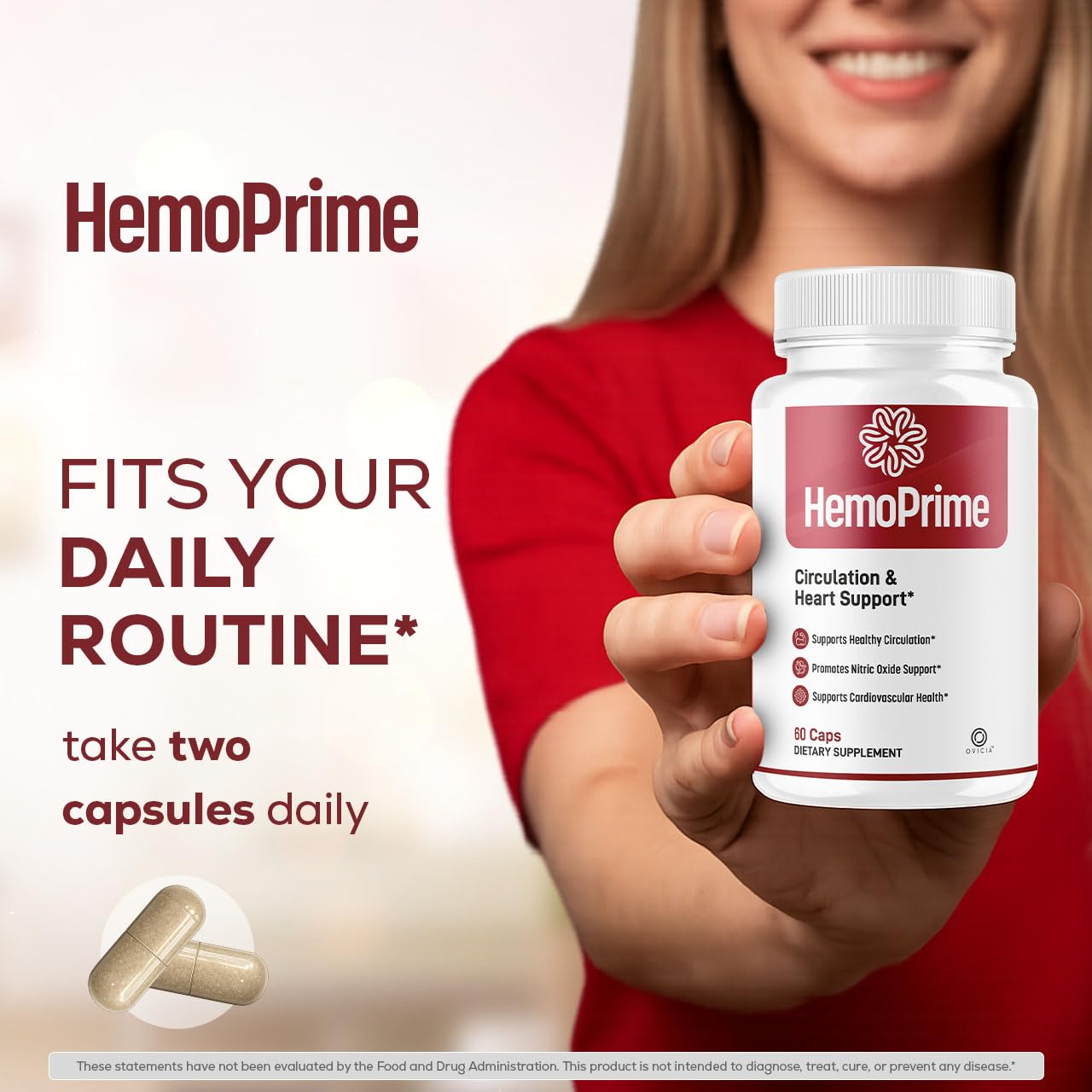 OVICIA HemoPrime Capsules, 120 Capsules