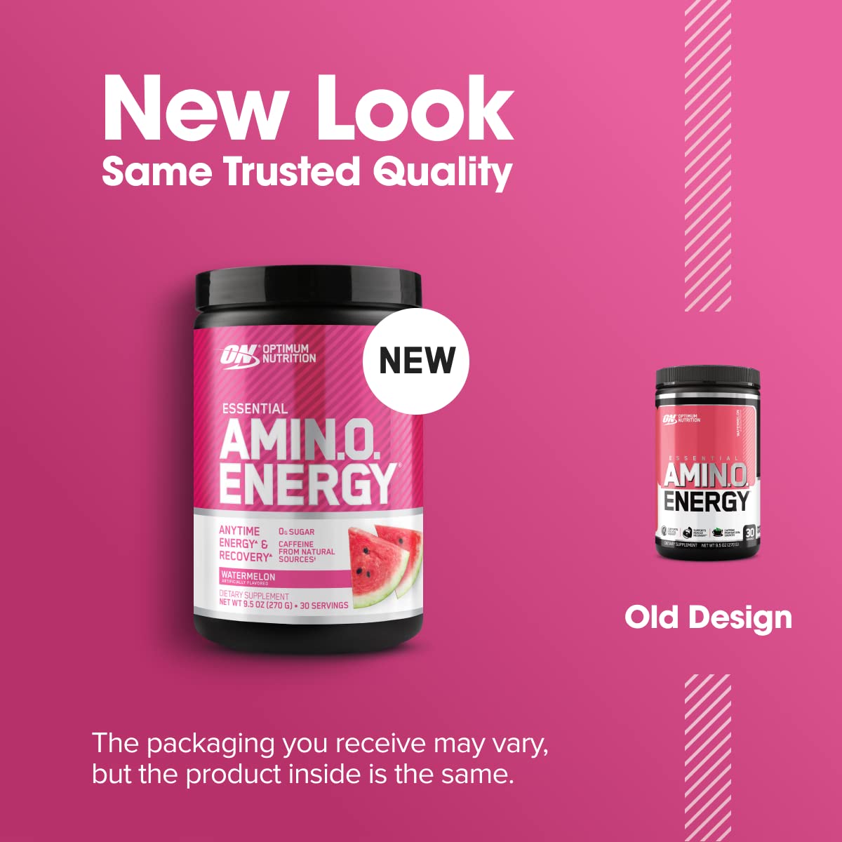Optimum Nutrition Amino Energy Pre Workout Powder Watermelon 9.5 oz