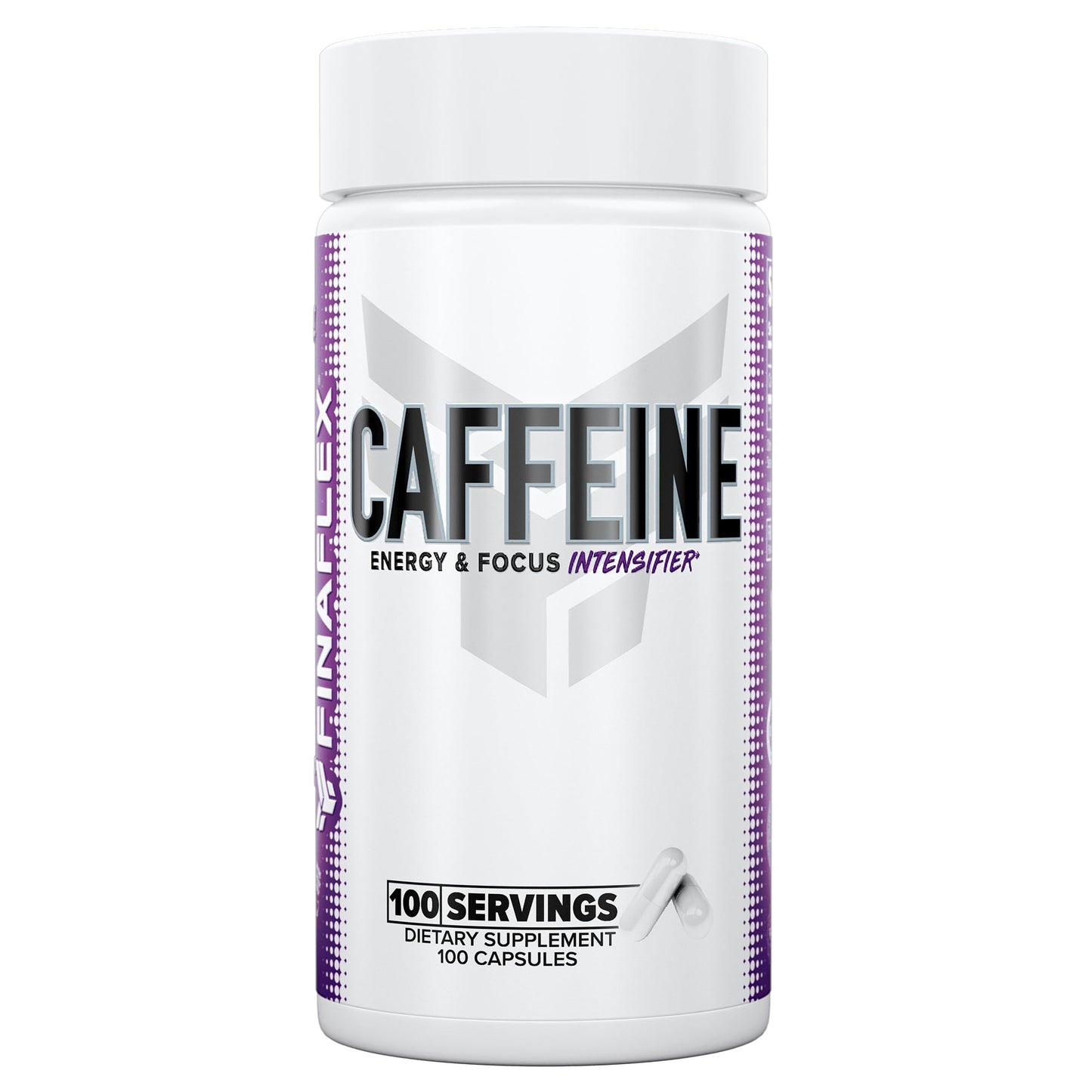 FINAFLEX Pure Caffeine Capsules, 100 Capsules