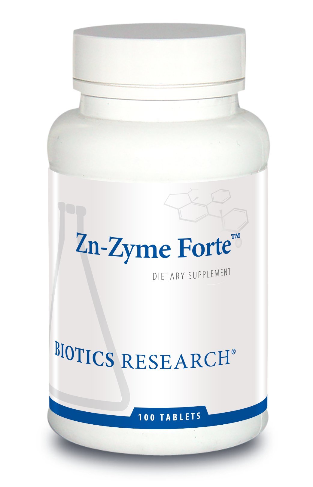Biotics Research Zn-Zyme Forte 25 mg Zinc Tablets, 100 Tablets