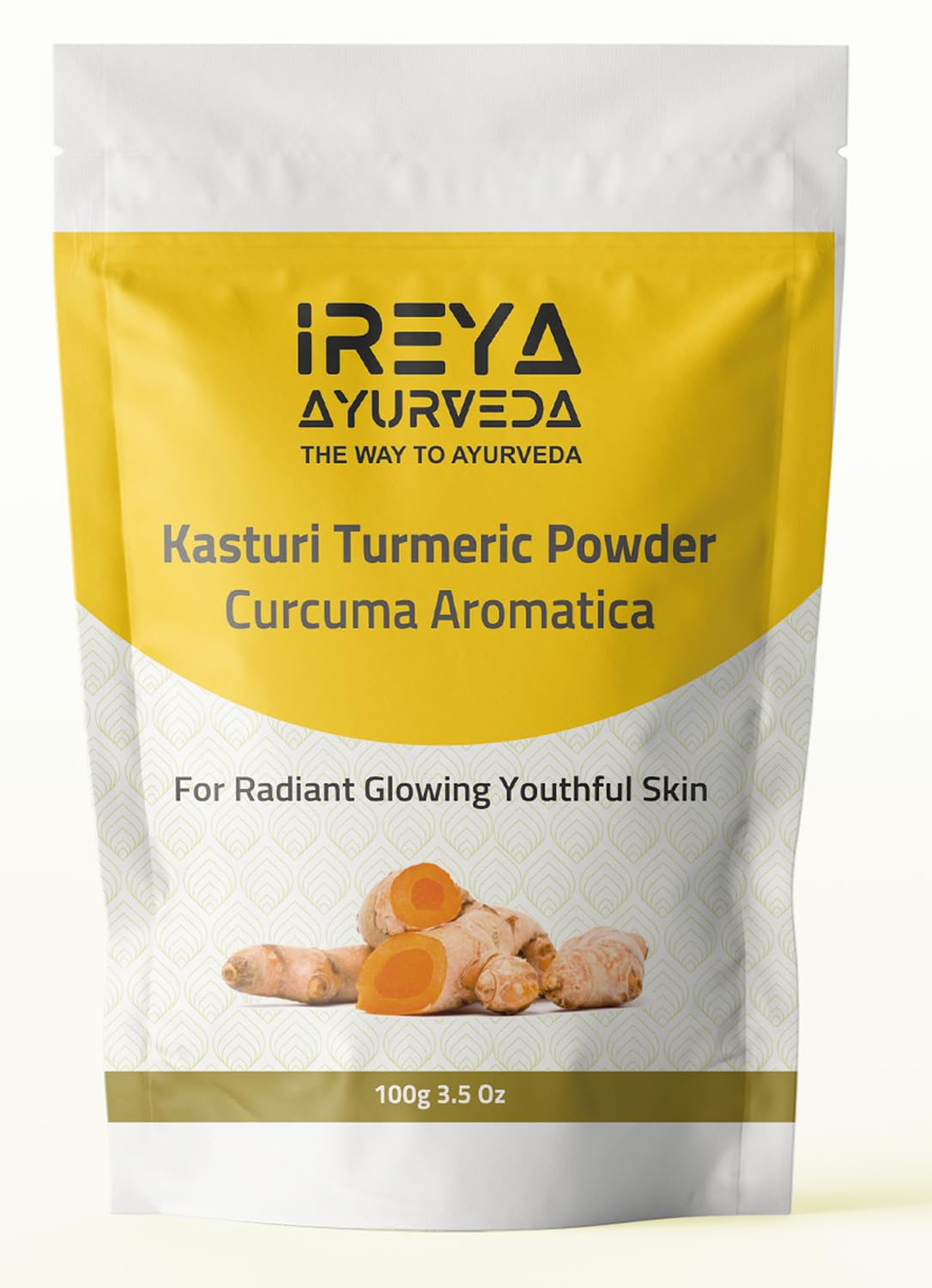 Ireya Ayurveda Kasthuri Manjal Powder, 3.5 oz