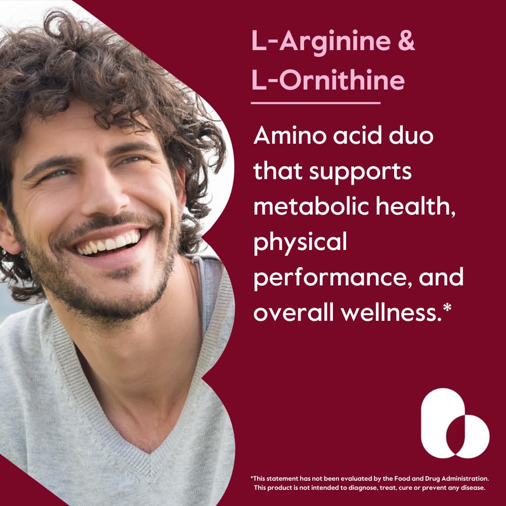BESTVITE L-Arginine L-Ornithine 500-250 240 Capsules