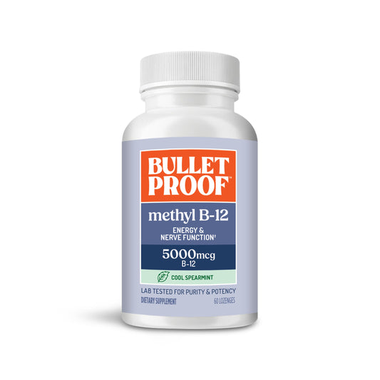 Bulletproof Cool Spearmint Methyl B-12 Lozenges, 60 Count
