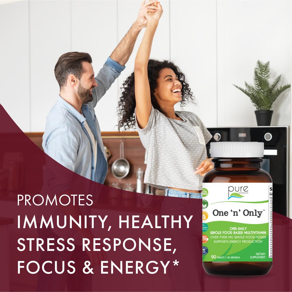 Pure Essence Labs One n Only Whole Food Multivitamin Tablets, 30 Tablets